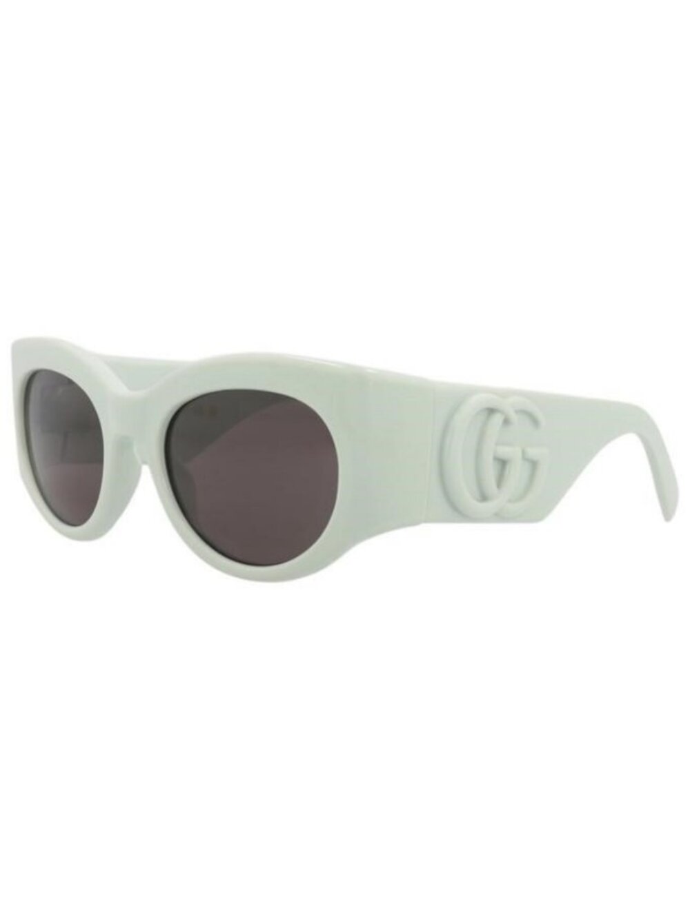 New Gucci Womens Round/Oval Green Green Grey Fashion Designer Sunglasses